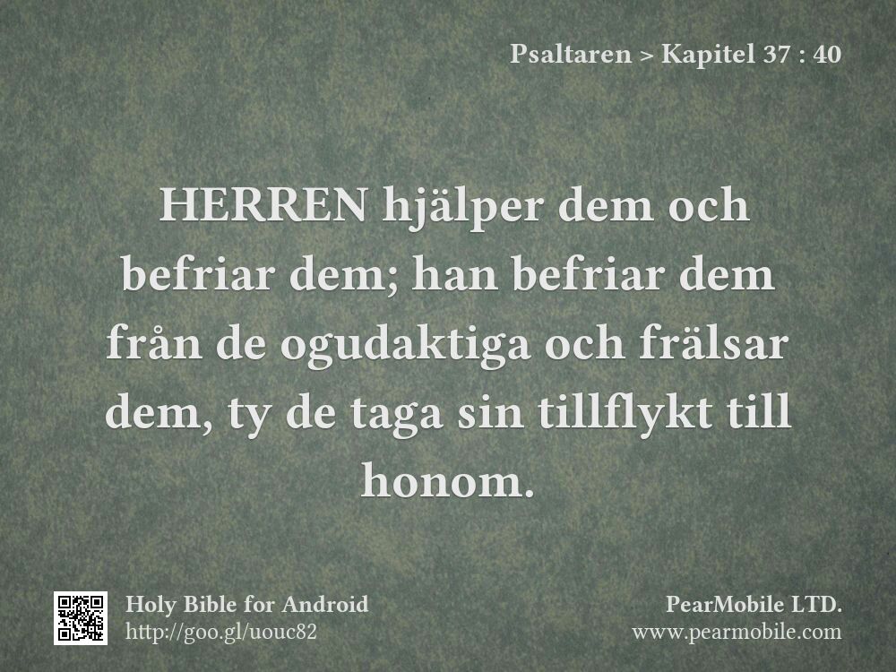 Psaltaren, Kapitel 37:40